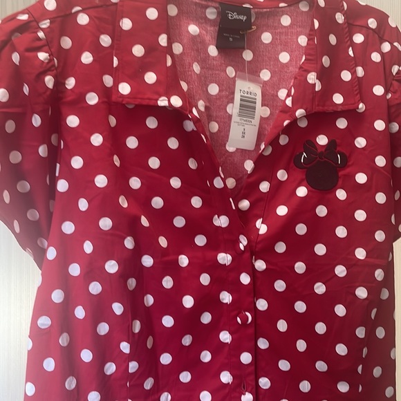 Torrid  5 Minnie Mouse blouse NWT - Picture 3 of 4